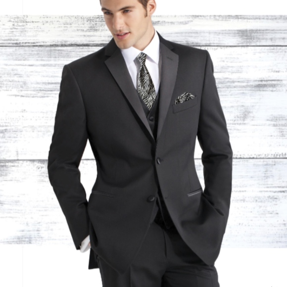 Ralph Lauren Super 100’s Wool Tuxedo Blazer NWT Black Notch Lapel 36S - Picture 2 of 8